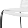 Chaise de jardin Antea 57 x 61 x 90 cm Corde Blanc de BigBuy Home, Chaises de table de jardin - Réf : S8700166, Prix : 62,35 ...