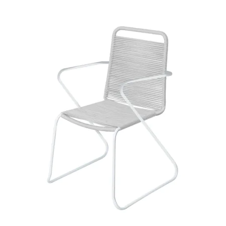 Garden chair Antea 57 x 65,5 x 90 cm Rope Light grey by BigBuy Home, Garden Dining Chairs - Ref: S8700167, Price: 68,59 €, Di...