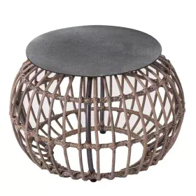 Tavolo aggiuntivo Ariki 50 x 50 x 34 cm rattan sintetico Acciaio di BigBuy Home, Tavolini da appoggio - Rif: S8700170, Prezzo...