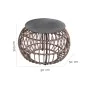 Side table Ariki 50 x 50 x 34 cm synthetic rattan Steel by BigBuy Home, Side Tables - Ref: S8700170, Price: 119,27 €, Discoun...