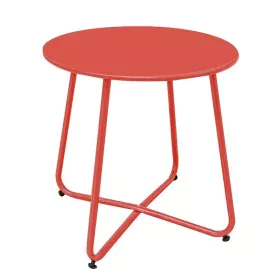 Side table Luna Red Steel 45 x 45 cm by BigBuy Home, Side Tables - Ref: S8700175, Price: 35,53 €, Discount: %