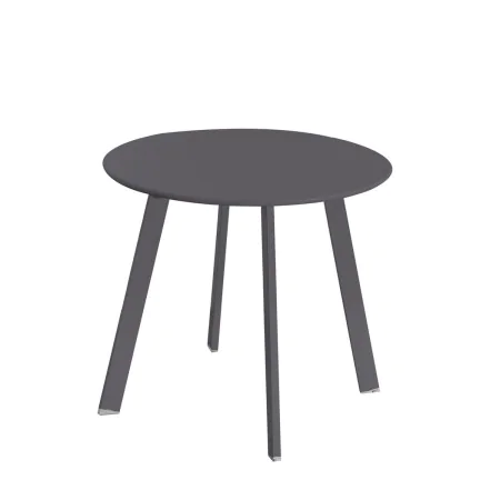 Side table Marzia 50 x 50 x 44 cm Steel Graphite by BigBuy Home, Side Tables - Ref: S8700176, Price: 42,19 €, Discount: %