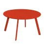 Tavolo aggiuntivo Marzia Rosso Acciaio 70 x 70 x 40 cm di BigBuy Home, Tavolini da appoggio - Rif: S8700189, Prezzo: 61,31 €,...