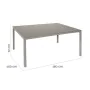 Mesa de Comedor Thalia 160 x 100 x 72 cm Acero de BigBuy Home, Mesas de comedor - Ref: S8700211, Precio: 166,24 €, Descuento: %