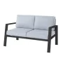 2-Seater Sofa Thais Graphite Aluminium 132,20 x 74,80 x 73,30 cm by BigBuy Home, Loveseats - Ref: S8700222, Price: 391,64 €, ...