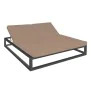 Chaise longue Luana Double Moka 180 x 200 x 43 cm Graphite de BigBuy Garden, Bains de soleil - Réf : S8700241, Prix : 2,00 €,...