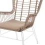 Chaise de jardin Ariki 63 x 67 x 97 cm Acier Blanc de BigBuy Home, Fauteuils - Réf : S8700244, Prix : 193,04 €, Remise : %