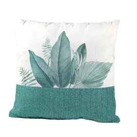 Cushion Blue jungle Leaf of a plant 45 x 10 x 45 cm by BigBuy Home, Cushions - Ref: S8700275, Price: 18,44 €, Discount: %