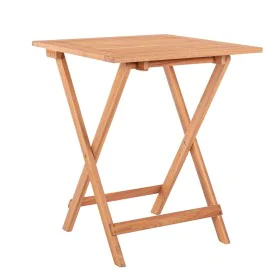 Mesa de Apoio Dobrável Kate 60 x 60 x 72,5 cm Natural Acácia de BigBuy Home, Mesas auxiliares - Ref: S8700282, Preço: 67,55 €...