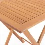 Folding Side Table Kate 60 x 60 x 72,5 cm Natural Acacia by BigBuy Home, Side Tables - Ref: S8700282, Price: 67,55 €, Discoun...