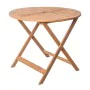 Folding Side Table Kate 90 x 90 x 76 cm Natural Acacia by BigBuy Home, Side Tables - Ref: S8700284, Price: 123,29 €, Discount: %