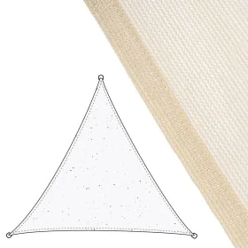 Vele parasole Tenda 3,5 x 3,5 m Beige Polietilene 350 x 350 x 0,5 cm di BigBuy Home, Vele parasole - Rif: S8700292, Prezzo: 3...