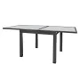 Expandable table Thais 80 x 80 x 74 cm Aluminium by BigBuy Home, Dining Tables - Ref: S8700319, Price: 278,86 €, Discount: %