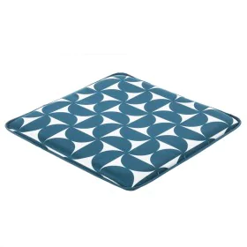 Coussin de chaise Amalfi 38 x 38 x 2,5 cm Bleu de Colbat de BigBuy Home, Chaises - Réf : S8700328, Prix : 6,91 €, Remise : %