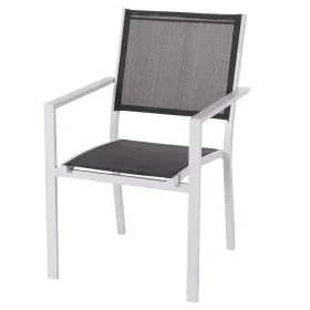 Garden chair Thais 55,2 x 60,4 x 86 cm Grey Aluminium White by BigBuy Home, Garden Dining Chairs - Ref: S8700329, Price: 54,9...