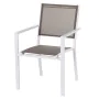 Silla de Jardín Thais 55,2 x 60,4 x 86 cm Taupé Aluminio Blanco de BigBuy Home, Sillas de comedor de jardín - Ref: S8700331, ...