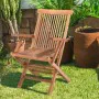 Chaise de jardin Kayla 56 x 60 x 90 cm Naturel bois de teck de BigBuy Home, Chaises de table de jardin - Réf : S8700343, Prix...