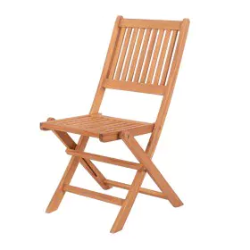 Chaise de jardin Kate 46 x 60 x 88,5 cm Naturel Bois d'acacia de BigBuy Home, Chaises de table de jardin - Réf : S8700357, Pr...