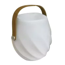 Lampe de bureau Pixie Blanc Polyuréthane 18 x 18 x 26 cm de BigBuy Home, Lampes de chevet - Réf : S8700395, Prix : 52,08 €, R...