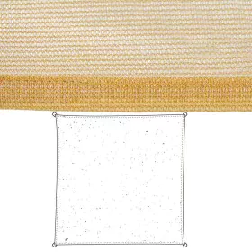 Voiles d'ombrage 500 x 500 x 1 cm Beige Polyéthylène de BigBuy Garden, Voiles d'ombrage - Réf : S8700396, Prix : 82,18 €, Rem...