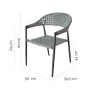 Tuinstoel Nadia Alumínio de BigBuy Garden, Cadeiras para mesa de jardim - Ref: S8700405, Preço: 177,74 €, Desconto: %