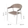 Garden chair Nadia Biscuit Aluminium by BigBuy Garden, Garden Dining Chairs - Ref: S8700406, Price: 177,74 €, Discount: %