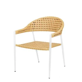 Silla de Jardín Niva Blanco de BigBuy Garden, Sillas de comedor de jardín - Ref: S8700412, Precio: 213,27 €, Descuento: %