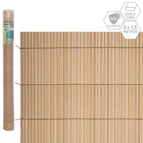 Wattle Brown PVC 1 x 300 x 150 cm by BigBuy Garden, Decorative Fences - Ref: S8700420, Price: 45,52 €, Discount: %