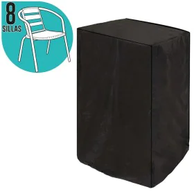 Funda para Silla Para sillas Negro PVC 66 x 66 x 170 cm de BigBuy Garden, Sillas - Ref: S8700429, Precio: 16,35 €, Descuento: %