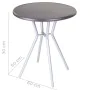 Mesa de apoio Zoe Preto Cinzento Aço 60 x 60 x 70 cm de BigBuy Garden, Mesas auxiliares - Ref: S8700451, Preço: 55,08 €, Desc...