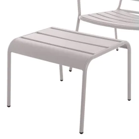 Stool Vega Grey Steel 50 x 47 x 37 cm by BigBuy Garden, Ottomans - Ref: S8700473, Price: 28,77 €, Discount: %