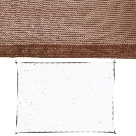 Toldos de vela Chocolate Polietileno 350 x 1 x 500 cm de BigBuy Garden, Toldos de vela - Ref: S8700511, Preço: 56,12 €, Desco...