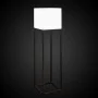 Lampada da Terra Block Bianco Grigio Polietilene Acciaio 38 x 38 x 155 cm di BigBuy Home, Luci per sentieri - Rif: S8700513, ...