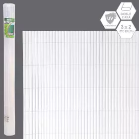 Cañizo Blanco PVC 1 x 300 x 200 cm de BigBuy Garden, Vallas decorativas - Ref: S8700534, Precio: 60,05 €, Descuento: %