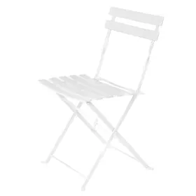 Sedia da giardino Sira Bianco Acciaio 41 x 46 x 80 cm (2 Unità) di BigBuy Garden, Sedie per tavolo da giardino - Rif: S870054...