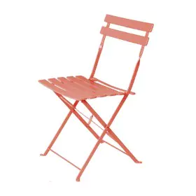 Garden chair Sira Orange Steel 41 x 46 x 80 cm (2 Units) by BigBuy Garden, Garden Dining Chairs - Ref: S8700548, Price: 61,31...