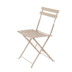 Chaise de jardin Sira Taupe Acier 41 x 46 x 80 cm (2 Unités) de BigBuy Garden, Chaises de table de jardin - Réf : S8700550, P...