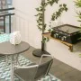 Folding table for balcony Nina Nina Brown Acacia 80 x 47 x 45 cm by Nina, Side Tables - Ref: S8700563, Price: 57,73 €, Discou...