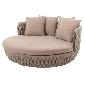 Cama para Jardim Rebecca Marrom claro 185 x 185 x 78 cm de BigBuy Outdoor, Espreguiçadeiras - Ref: S8700578, Preço: 3,00 €, D...