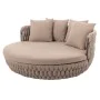 Cama para Jardim Rebecca Marrom claro 185 x 185 x 78 cm de BigBuy Outdoor, Espreguiçadeiras - Ref: S8700578, Preço: 3,00 €, D...