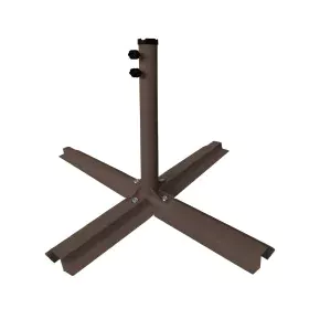 Base for beach umbrella Tessa Light brown Steel 90 x 90 x 55 cm by BigBuy Garden, Parasol Stands & Bases - Ref: S8700585, Pri...