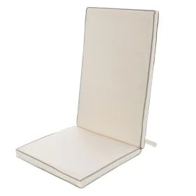 Cojín para sillas Crema 123 x 48 x 4 cm de BigBuy Outdoor, Sillas - Ref: S8700597, Precio: 39,65 €, Descuento: %