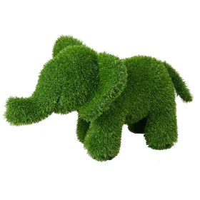 Decorative Figure polypropylene Astro-turf Elephant 30 x 60 x 40 cm by BigBuy Outdoor, Animals - Ref: S8700610, Price: 68,59 ...