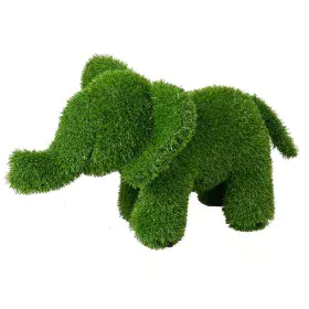 Figura Decorativa Polipropileno Césped Artificial Elefante 30 x 60 x 40 cm de BigBuy Outdoor, Animales - Ref: S8700610, Preci...