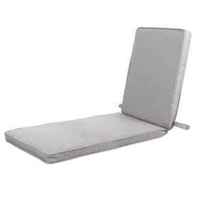 Coussin pour chaise longue Gris 190 x 55 x 4 cm de BigBuy Outdoor, Bains de soleil - Réf : S8700617, Prix : 67,55 €, Remise : %