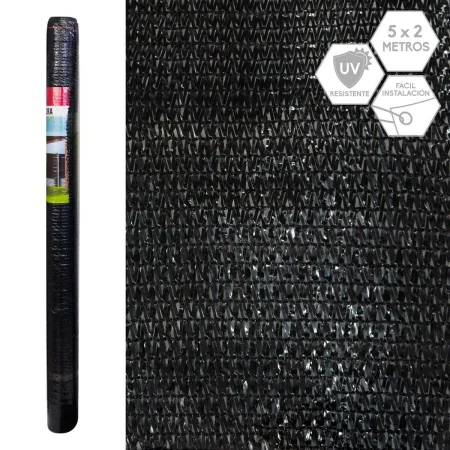 Concealment Mesh Black 1 x 500 x 200 cm 90 % by BigBuy Garden, Garden Privacy & Protective Screens - Ref: S8700621, Price: 14...