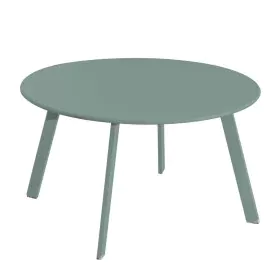 Mesa auxiliar Marzia Verde Acero 70 x 70 x 40 cm de BigBuy Home, Mesas auxiliares - Ref: S8700634, Precio: 63,28 €, Descuento: %