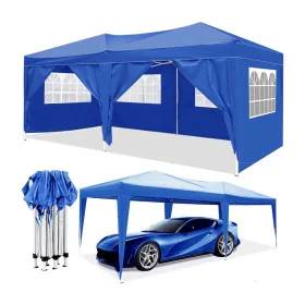 Pergola Steel 600 x 300 x 260 cm Blue by BigBuy Garden, Arbours - Ref: S8700636, Price: 300,26 €, Discount: %