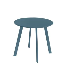 Table Marzia Bleu Acier Acier 50 x 50 x 44 cm de BigBuy Home, Tables de service - Réf : S8700638, Prix : 41,87 €, Remise : %