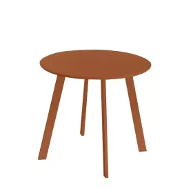 Mesa Marzia Terracota Aço 50 x 50 x 44 cm de BigBuy Home, Mesas auxiliares - Ref: S8700639, Preço: 42,19 €, Desconto: %